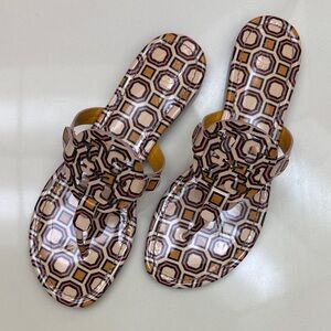 Tory Burch Miller Sandals - Ballet Pink Octagon Square